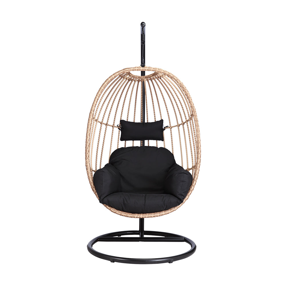 CACOON HANGING CHAIR BK