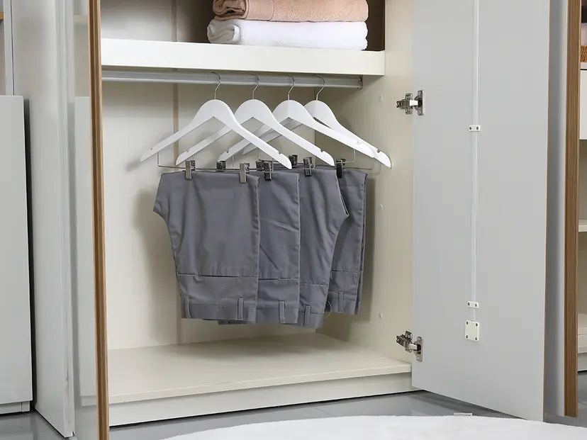 HAZE WARDROBE 4 DOORS LGY/LOK