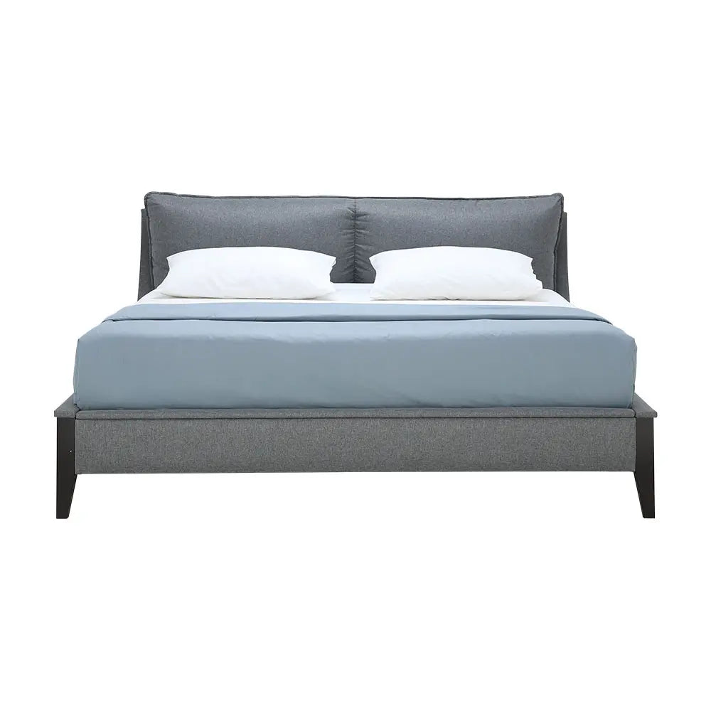 AVA BED 5 FT. FABRIC #FA#524-09 GY/DBN