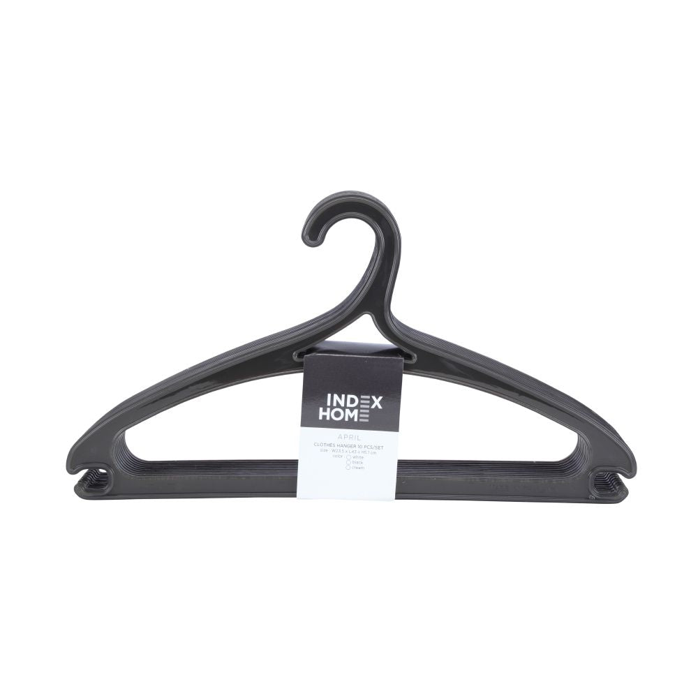 APRIL CLOTHES HANGER (1X10) #1170 BK