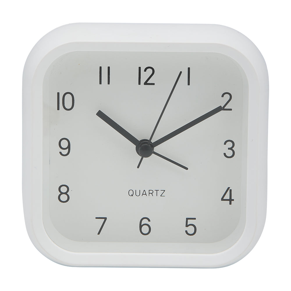 FOSH ALARM CLOCK 4" WT