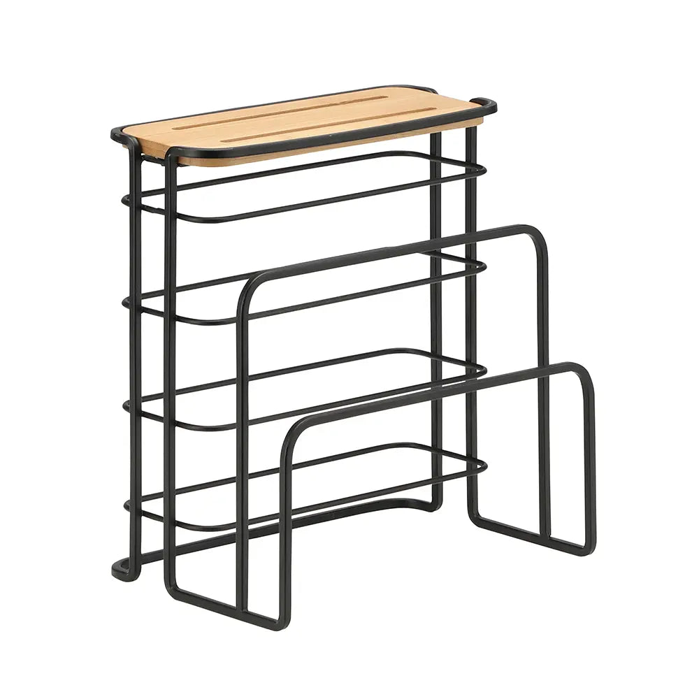 MI KNIFE & CUTTING BOARD ORGANIZER BK/NT