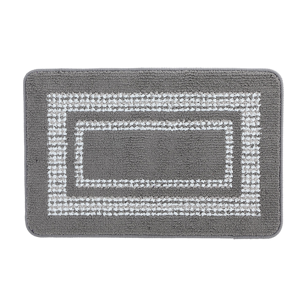 JAYLA BATH MAT SET 45X70/50X60CM. GY