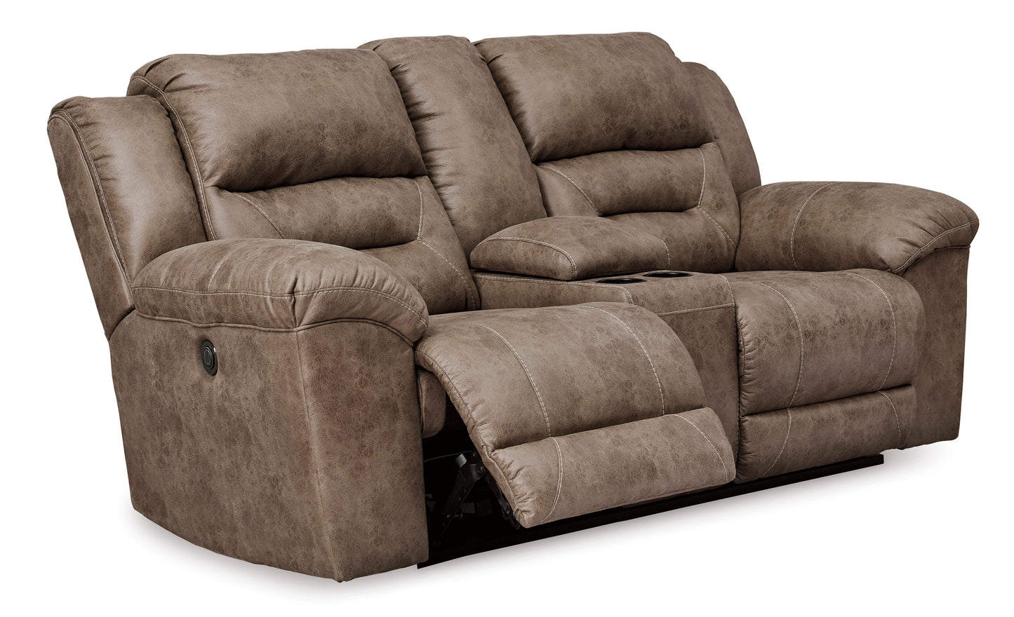 Stoneland DBL REC PWR LOVESEAT W/CONSOLE