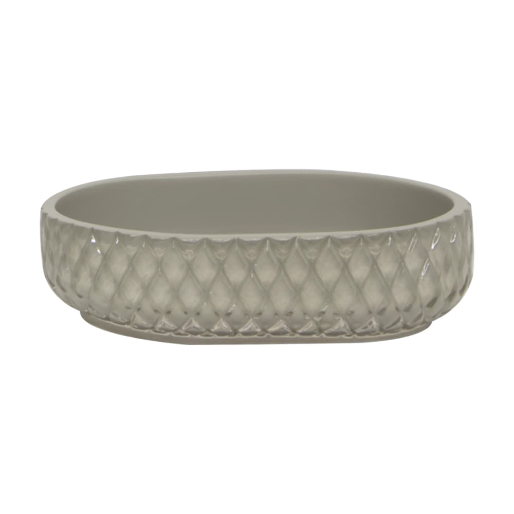 TINNA SOAP DISH 13.3X9.3X3.2 GY