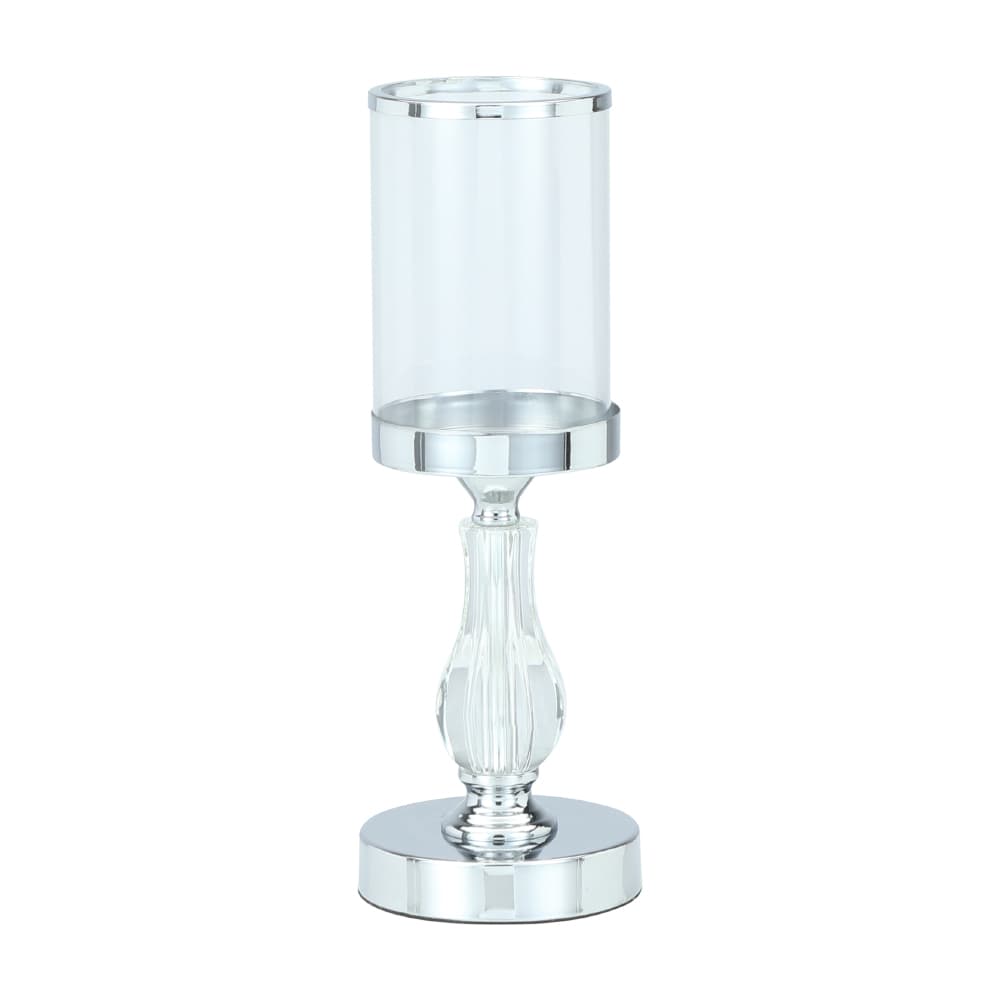 MARIMA CANDLE HOLDER H33.5 CM. SV/CG