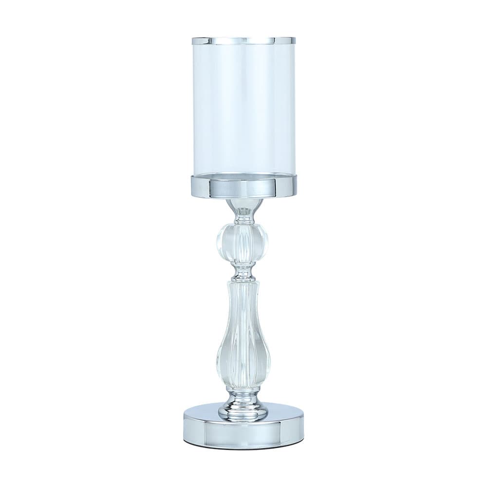 MARIMA CANDLE HOLDER H38.5 CM. SV/CG