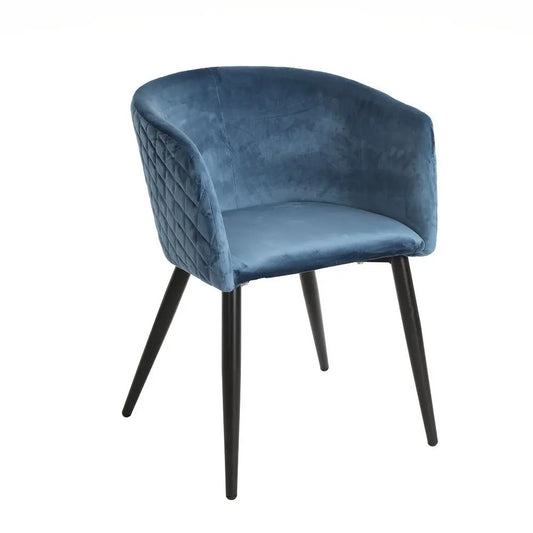 MALINE DINING CHAIR BL/BK