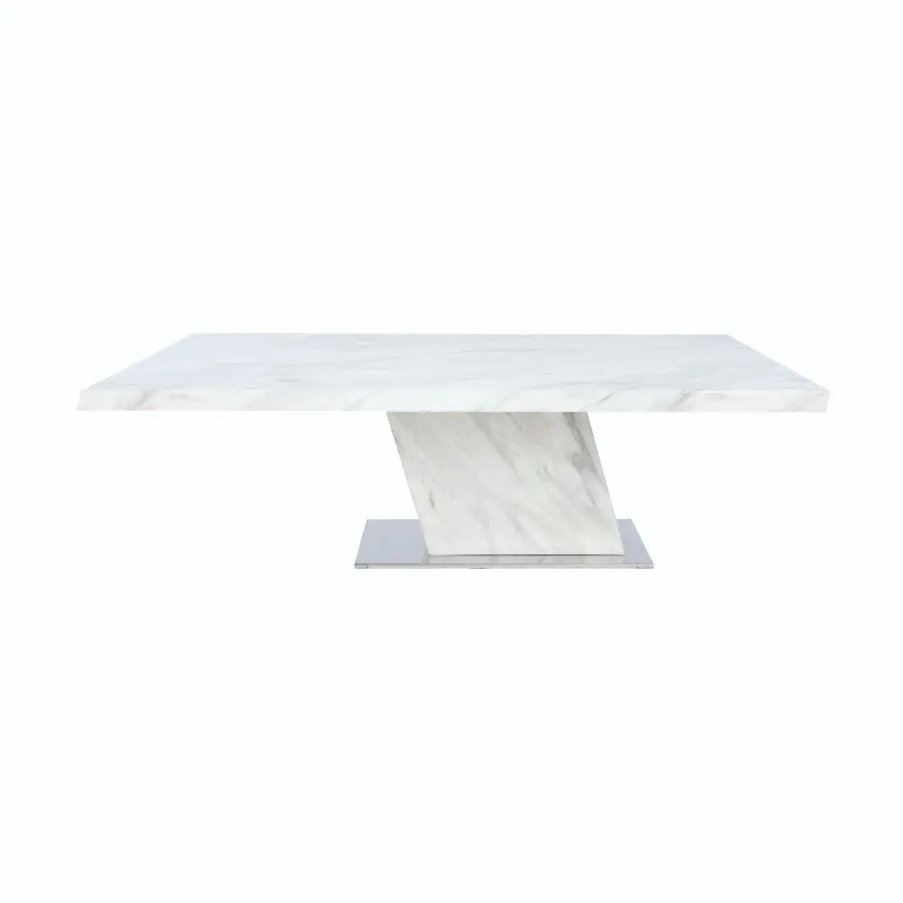 ALANO/P MARBLE COFFEE TABLE 130CM WT