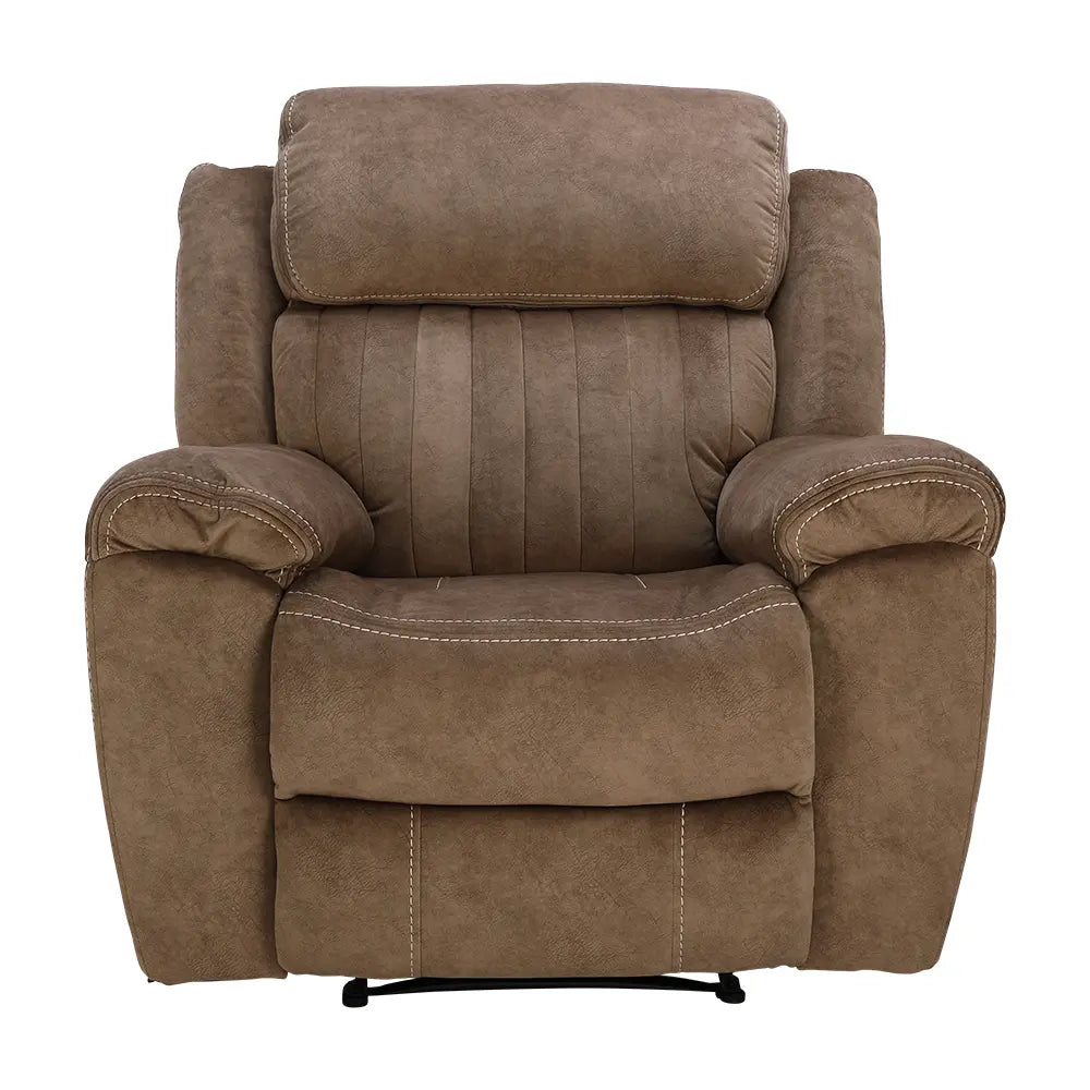 LEDGER FABRIC POWER RECLINER 1/S BN