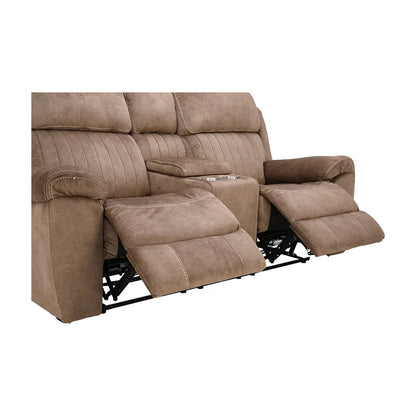 LEDGER FABRIC POWER RECLINER 2/S BN
