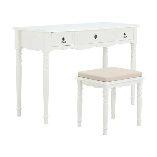 ANASTASIA PLUS DRESSING TABLE+STOOL WT
