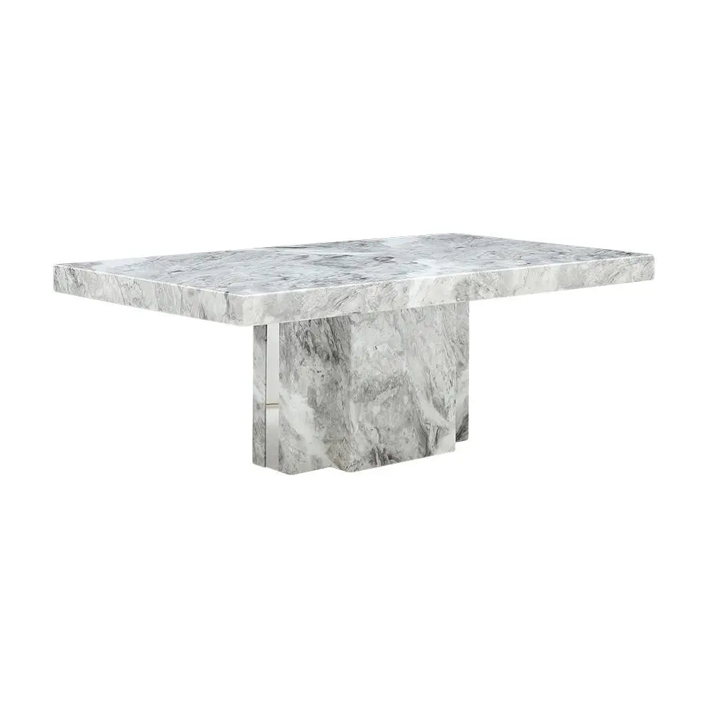 MAXARTO/P  MARBLE COFFEE TABLE 125CM. GY