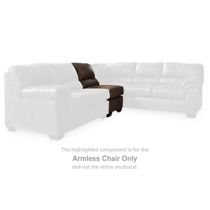 Bladen Armless 1 Seater Sofa