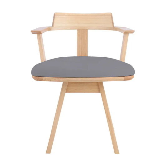 SPIN WOOD DINING CHAIR NT/GY