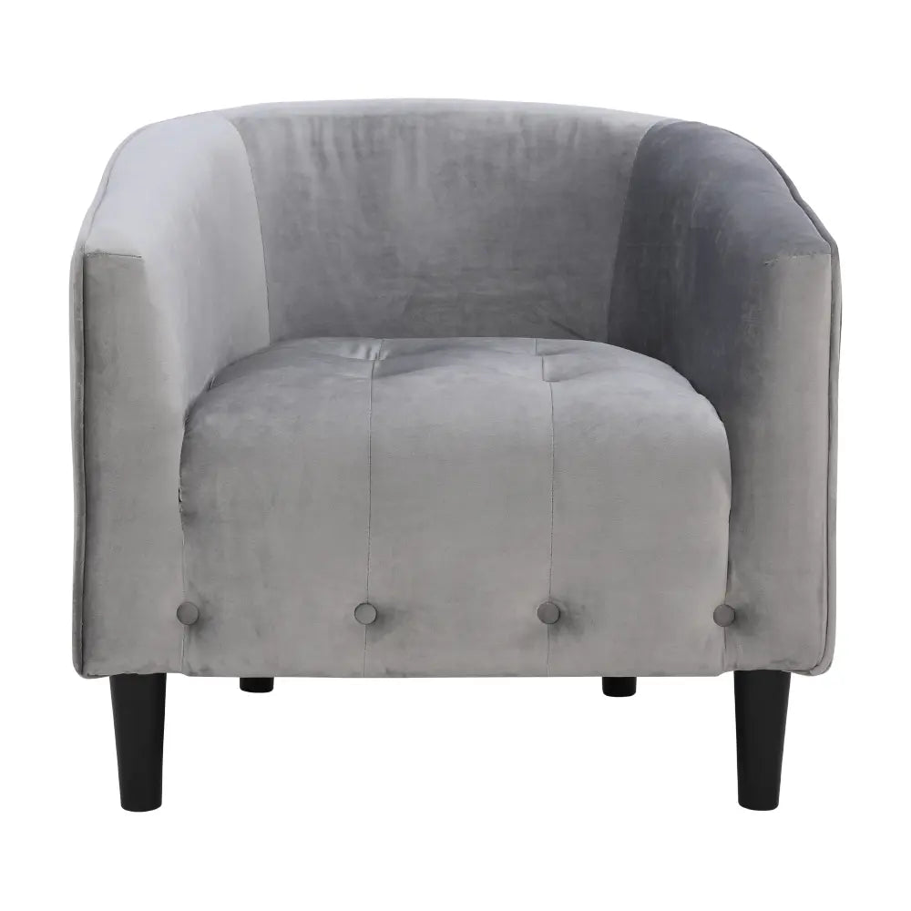 TEDDY FABRIC ARMCHAIR GY
