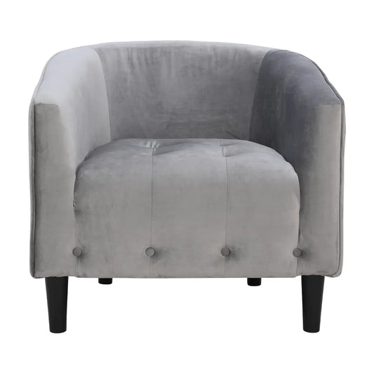 TEDDY FABRIC ARMCHAIR GY