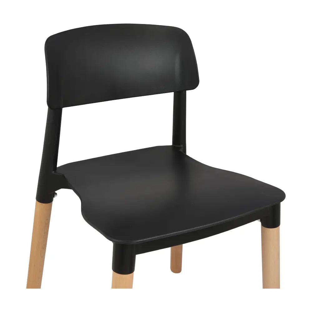 RUSIA PLASTIC CHAIR BK/NT