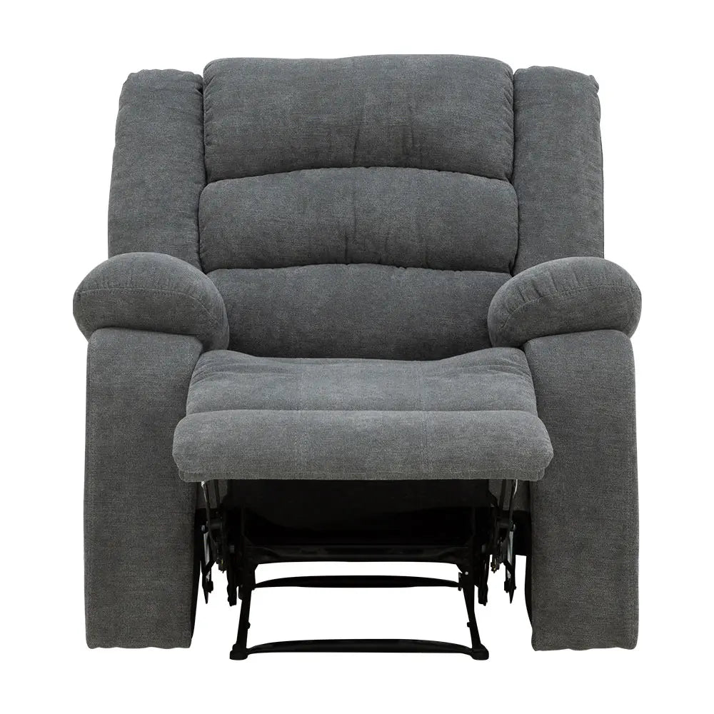 JAYDEN FABRIC MANUAL RECLINER 1/S GY