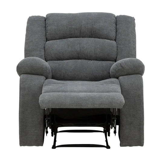 JAYDEN FABRIC MANUAL RECLINER 1/S GY