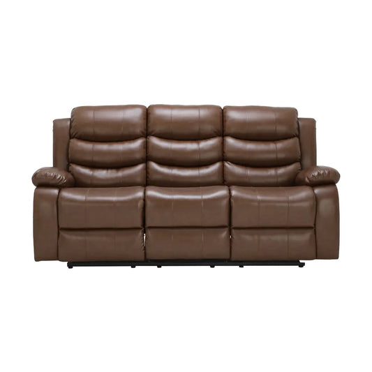 JAXSON PVC MANUAL RECLINER 3/S BN