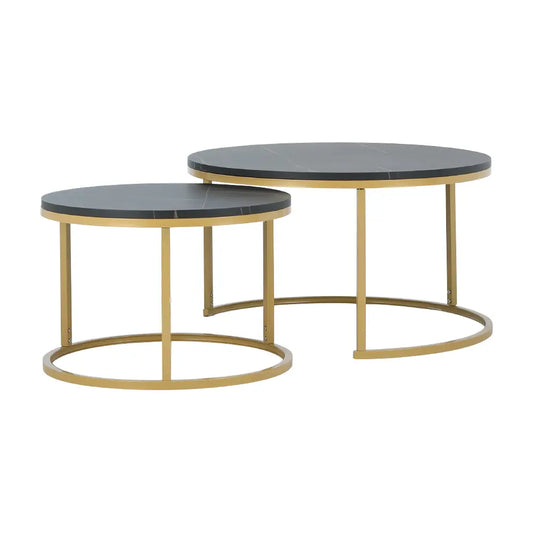 MATCH NESTING TABLE 2 PCS.80 CM. BK