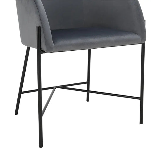 CURVO DINING CHAIR DGY