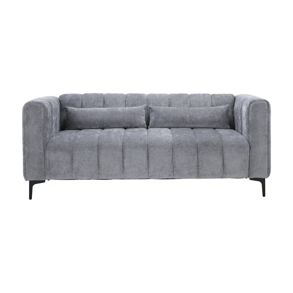 LENNY FABRIC SOFA 3/S DGY