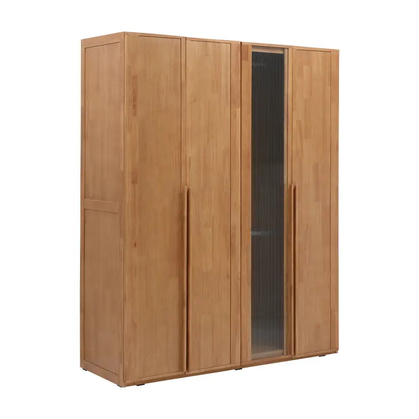 WASABI SOLID WOOD4DR WARDROBE NT#173