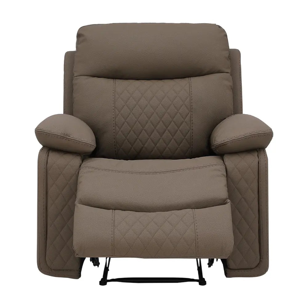 JULIAN PVC MANUAL RECLINER 1/S GY