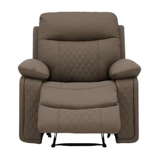 JULIAN PVC MANUAL RECLINER 1/S GY