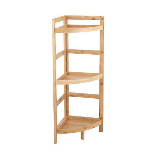 ELVIDA 3-TIER CORNER SHELF 29X29X85 NT