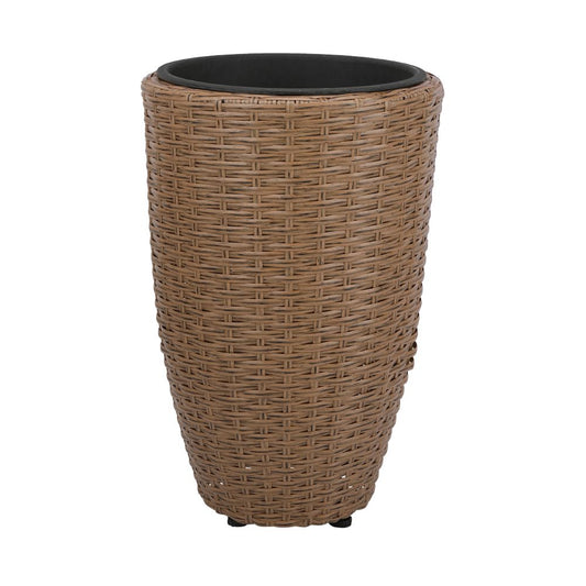 DOLTON WICKER PLANT POT H42CM LBN