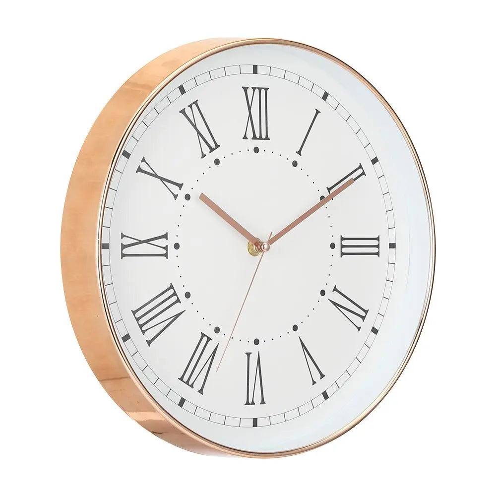 ANILSON WALL CLOCK 12" WT/COP