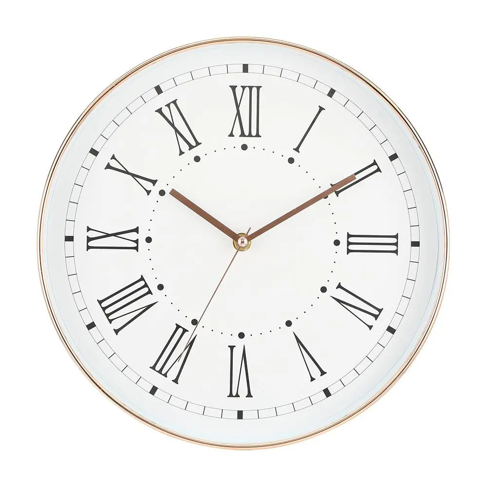 ANILSON WALL CLOCK 12" WT/COP