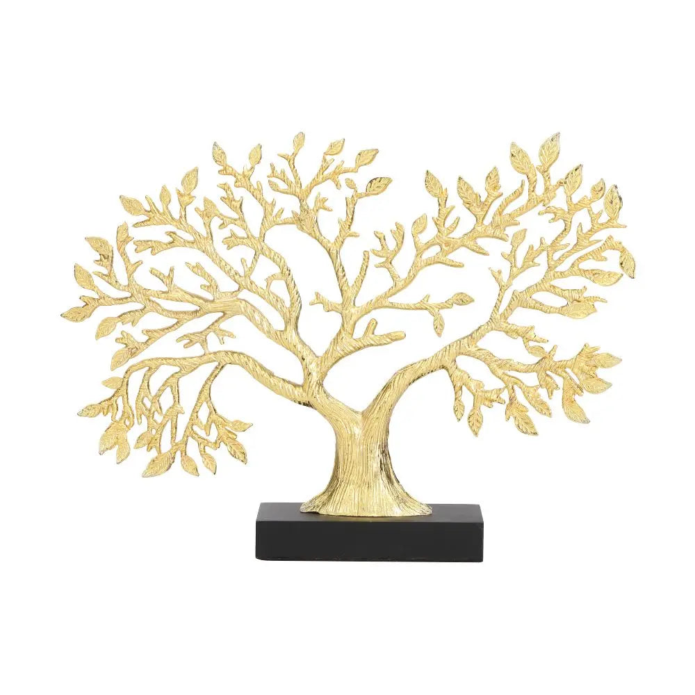 GOLDLIGROW TREE SCULPTURE 8.26" GD/BK