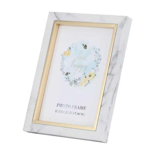 MARCELLA PHOTO FRAME 5"X7" WT/GD