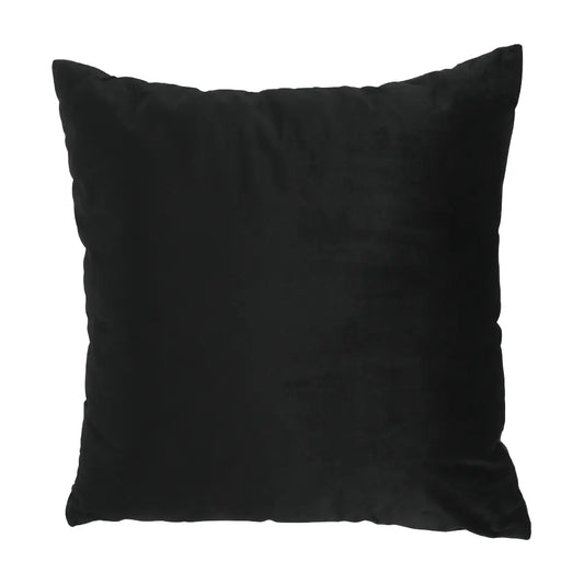 LUXU-VELVET CUSHION 50X50CM BK