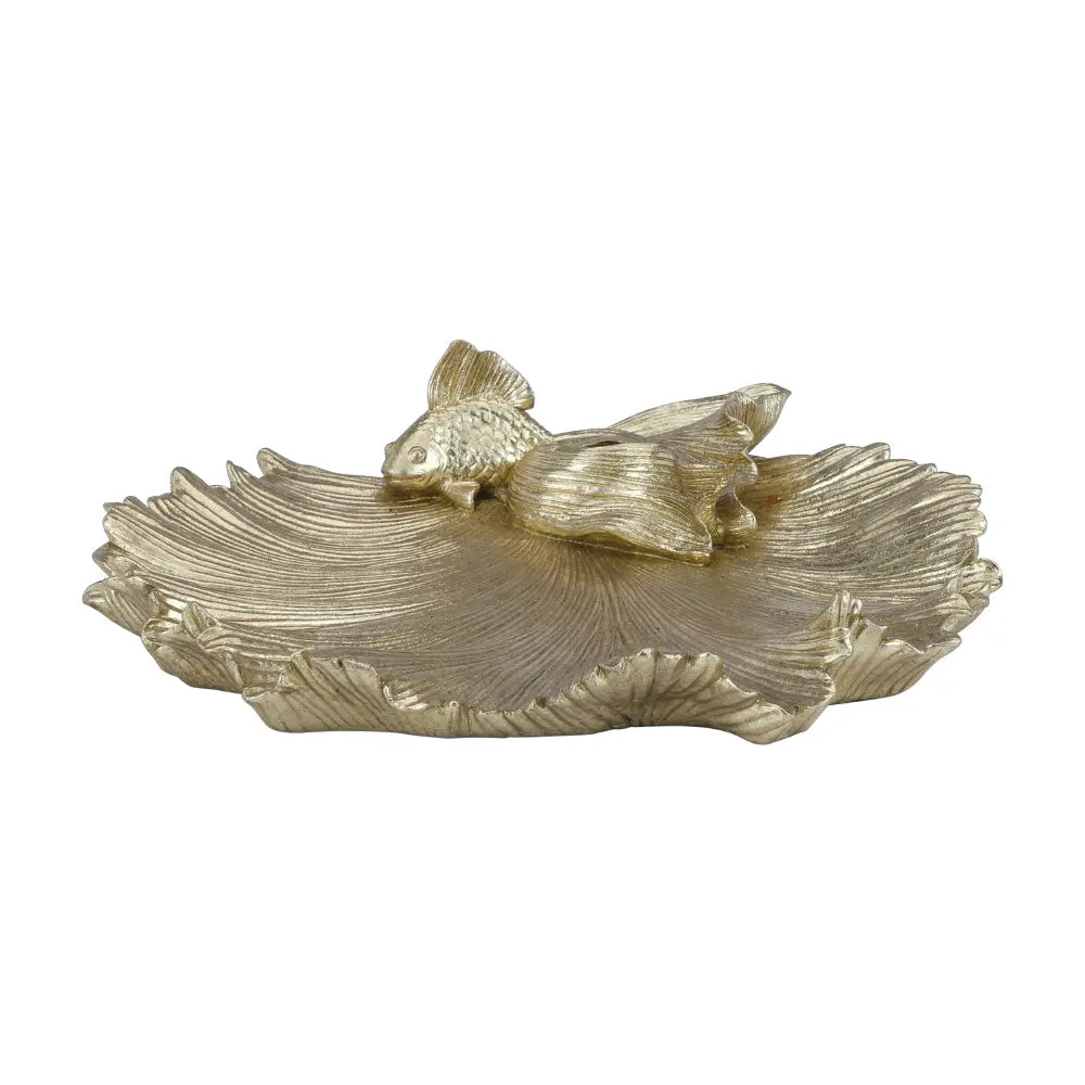 TRAYMIE DECORATIVE DISH W/ GOLDFISH GD
