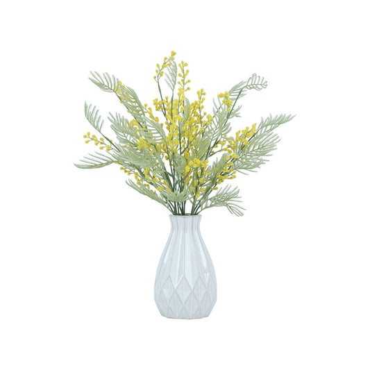 MIMI MIMOSA IN CERAMIC POT YL/WT