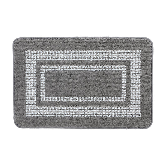 JAYLA BATH MAT SET 45X70/50X60CM. GY