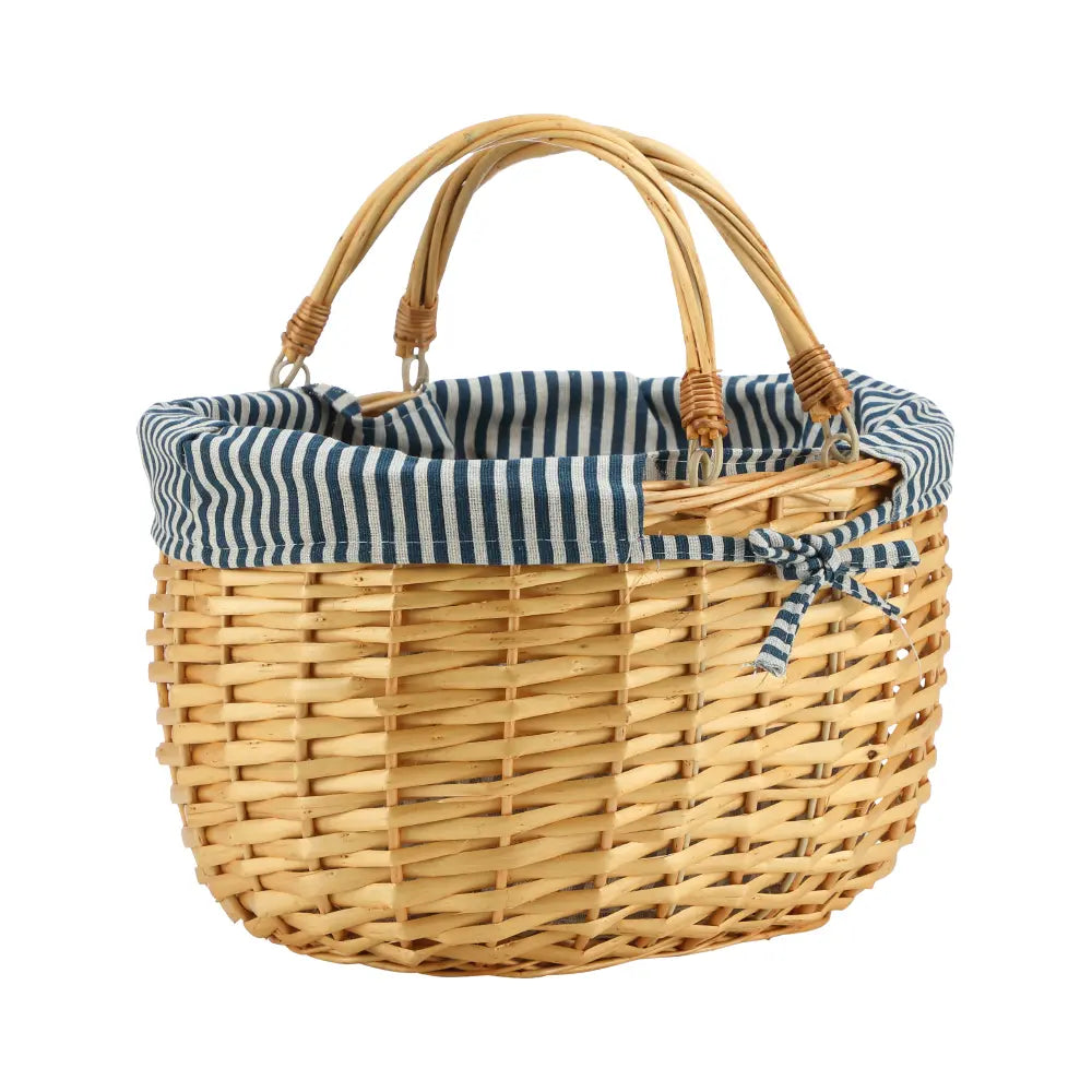 TSUMA BASKET W/HANDLE 33X24.5X20 NT