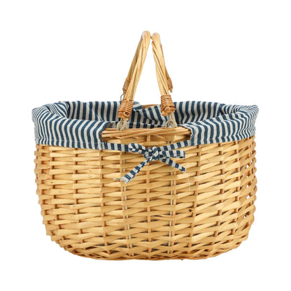 TSUMA BASKET W/HANDLE 33X24.5X20 NT