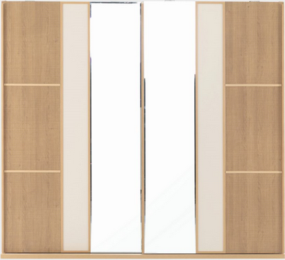 Ratte | Sliding Wardrobe ( 240 CM ) Karina + Vario Vizon