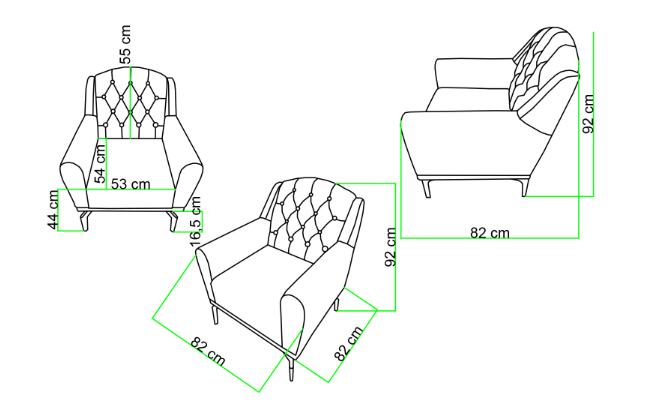 Basalto Plus SOFA - ARM CHAIR