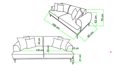 Basalto Line SOFA-2 SEATER