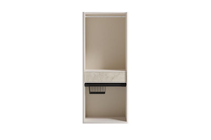 Setta | 2 Doors Wardrobe Mat Vizon Bej + Traverten + Sünger