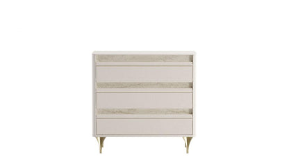 Setta | Chest of Drawers | Mat Vizon Bej + Traverten + Sünger