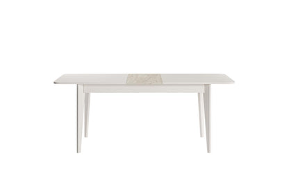Setta | Extendable Dining Table 160 Cm | Mat Vizon Bej