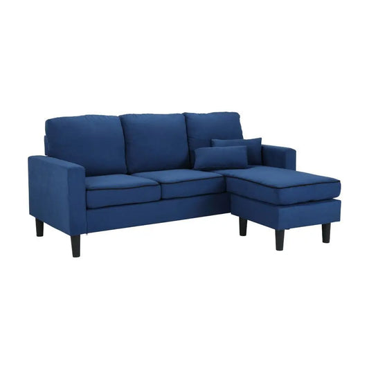 LUTHER FABRIC L-SHAPE SOFA DBL